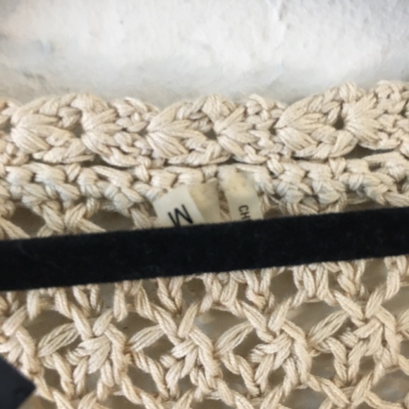 Elie Tahari Silk Cotton Shrug Cardigan Tan Gold Metallic Holiday Christmas Party - Picture 3 of 6